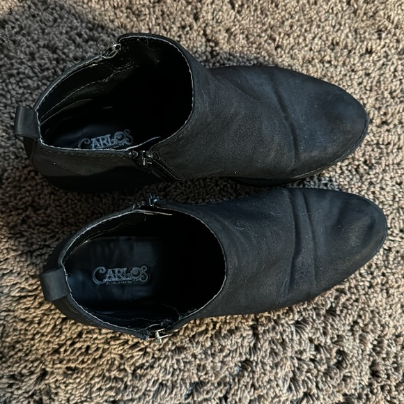 Women’s Size 8 Carlos Santana Black/Brie Black Bootie - Picture 12 of 12